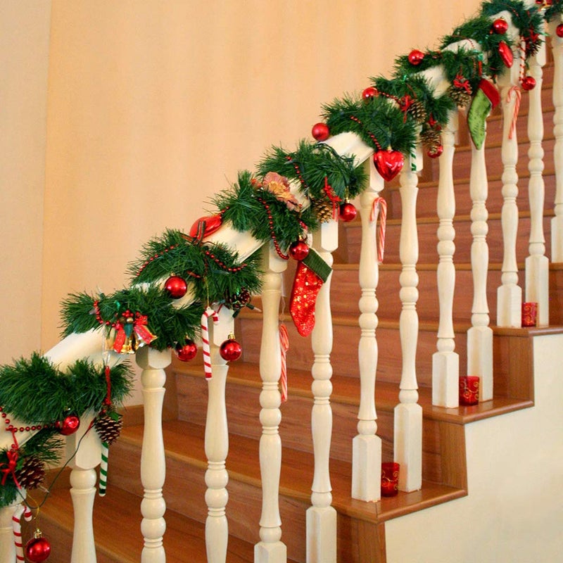 Lvydec 36 Feet Christmas Garland Clearance, 2 Strands Artificial Pine Garland Soft Greenery Garland for Holiday Wedding Party Decoration, Outdoor/Indoor Use - Image 3